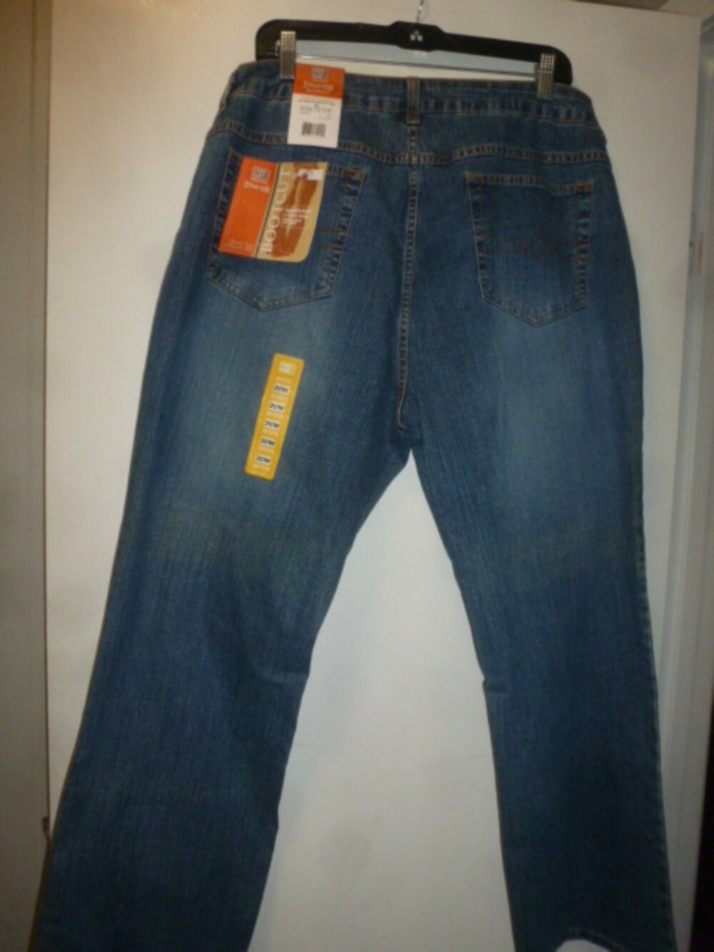 Faded Glory 20P Petite Bootcut Jeans NEW Stretch Medium Wash